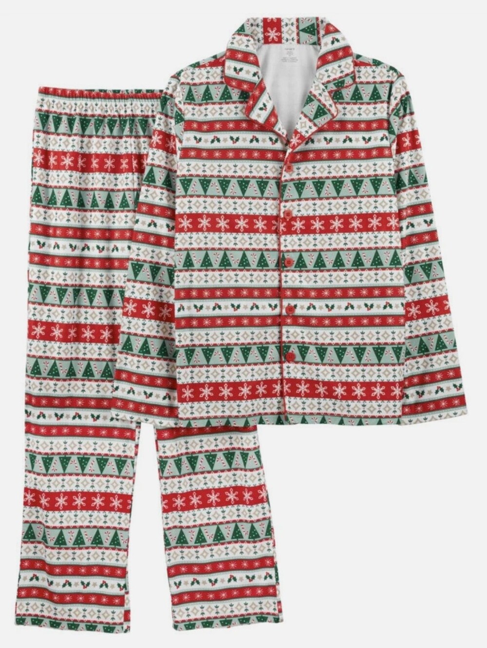 Carter's Fairaisle Matching Holiday Family Pajama Christmas Set